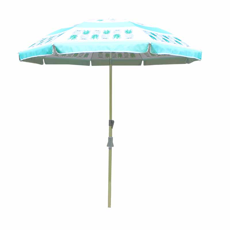 Alu Beach Umbrella with Tilt with Anchor with Tassel BU1928-3